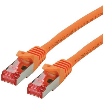 ROLINE patchkabel Cat.6 S/FTP (PiMF), componentniveau, LSOH, oranje, 0,3 m