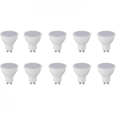 LED Spots GU10 10-pack - 8W - Warm Wit 3000K - Energiezuinig