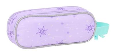 Pennenetui met 2 vakken Frozen Spirit Lila 21 x 8 x 6 cm