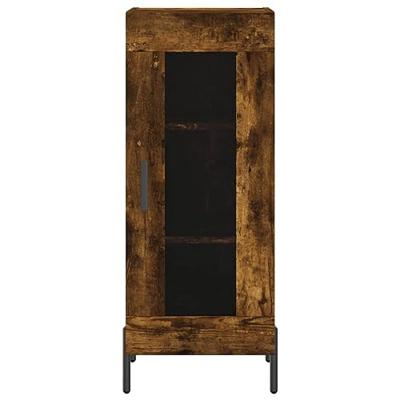 Dressoir 34,5x34x90 cm bewerkt hout gerookt eiken