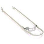 Spatbordstang bumper 28sp zilver