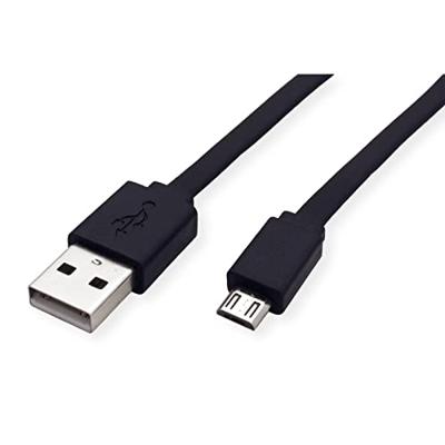ROLINE USB 2.0 kabel, USB A M - Micro USB B M, zwart, 1 m ROLINE USB 2.0 kabel, USB A M - Micro USB B M, zwart, 1 m