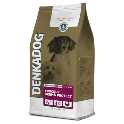 Denkadog Crocque Derma Protect hondenvoer 2 x 12,5 kg
