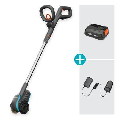 GARDENA EasyWeed 1800/18V POWER FOR ALL Ready-To-Use-Set 14820-20 Voegenborstel 18 V