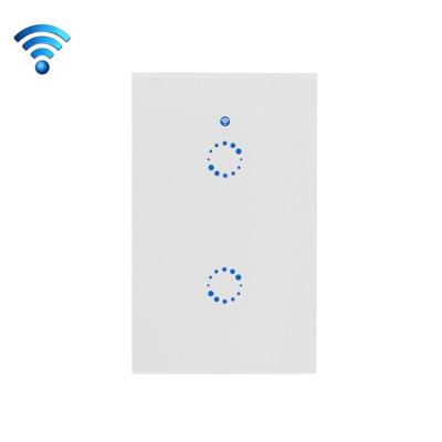 Sonoff T1 Touch 120mm 2 bende 2 gehard glas paneel muur Switch Smart Home lichte aanraking-wegschakelaar compatibel met Alexa en Google Startpagina