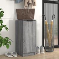 VidaXL Schoenenkast 30x35x70 cm bewerkt hout grijs sonoma eikenkleurig - thumbnail