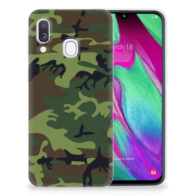 Samsung Galaxy A40 | TPU bumper | Army Dark