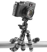 Cullmann Alpha 655 Flexibel ministatief inclusief kogelkop en snelkoppelingssysteem, 25 cm grijs - thumbnail