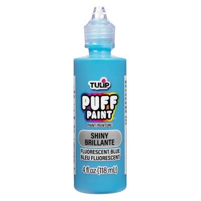 Tulip • dimensional fabric paint puff fluorescent blue 118ml