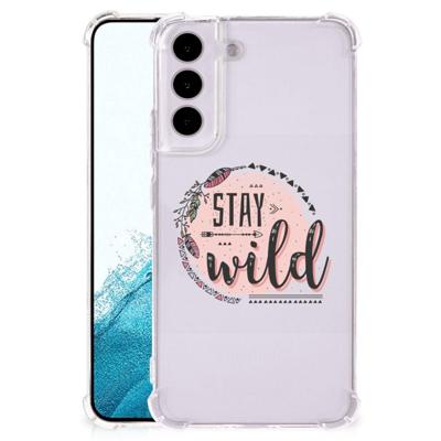 Samsung Galaxy S22 Stevig | Bumper Hoesje | Boho Stay Wild Samsung Galaxy S22 Stevig | Bumper Hoesje | Boho Stay Wild