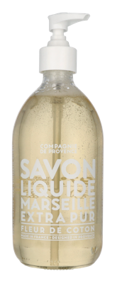 Compagnie de Provence Fleur de Coton Savon Liquide Marseille Extra Pur 500ml