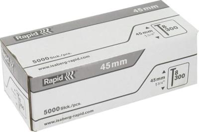 Rapid Nagels Type 8 Gegalvaniseerd, Box 5000st Lengte 45mm