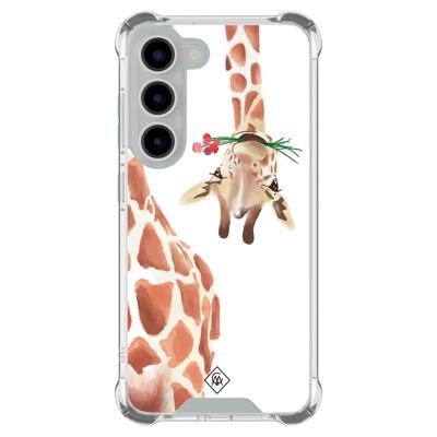 Samsung Galaxy S23 shockproof hoesje - Giraffe Samsung Galaxy S23 shockproof hoesje - Giraffe