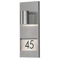 KonstSmide WandspotModena Adress RVS met huisnummer - 7655-000 - thumbnail