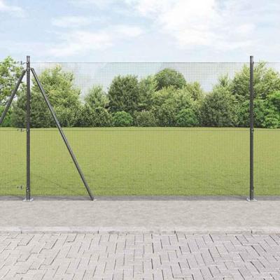 VidaXL Afrasteringspaal grijs 10 x 1,4 m (12 x 12 mm gaas) VidaXL Afrasteringspaal grijs 10 x 1,4 m (12 x 12 mm gaas)