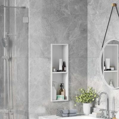 Douche Niche Wit 60 x 20 x 9.5 cm Roestvrij staal