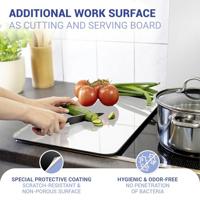 Wenko 2 fornuisafdekplaten (Zilver) - thumbnail