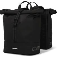 Gerecyclede dubbele fietstas Urban Proof Rolltop 38 liter 30 x 15 x 42 cm - zwart - thumbnail