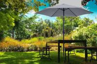 Feel furniture Parasol Kantelbaar 3 meter Lichtgrijs - thumbnail