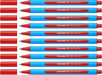 10x Schneider Slider Edge XB balpen rood - thumbnail