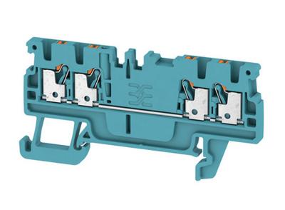 Weidmüller 1552700000 Doorgangsklem 3.5 mm Spanveer Blauw 100 stuk(s) Piece