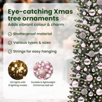 Kunstkerstboom met 300 LED Groen 180 cm PVC en Plastic en Staal - thumbnail