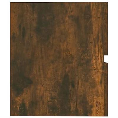 Wastafelkast 41x38,5x45 cm bewerkt hout gerookt eikenkleurig
