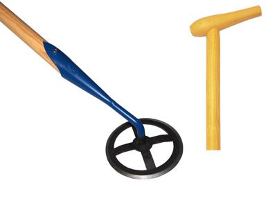 De Wit Volle maan schoffel open 14cm essen steel 170cm dewit