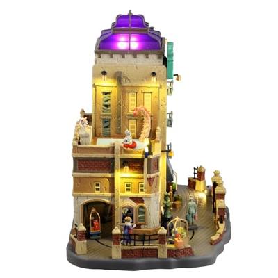 Lemax the haunted hotel haven bewegend huisje Spooky Town 2024
