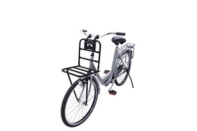 Steco voordrager Comfort Transport 26/28 inch staal zwart