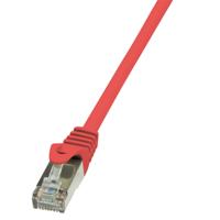 LogiLink CP1084S RJ45 Netwerkkabel, patchkabel CAT 5e F/UTP 7.50 m Rood Snagless 1 stuk(s) - thumbnail