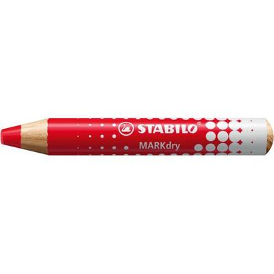 Whiteboardpotlood stabilo markdry 648/40 rood | 5 stuks