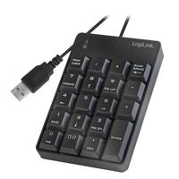 LogiLink ID0184 Numeriek toetsenbord USB Zwart - thumbnail
