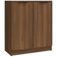 Dressoirs 3 st bewerkt hout bruin eikenkleur - thumbnail