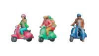 NOCH 35835 N Scooterrijders figuren Geverfd, Zittend - thumbnail