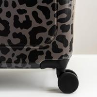 Grote panterprint koffer zwart - 76 cm - 95 liter - MŌSZ Lauren - thumbnail