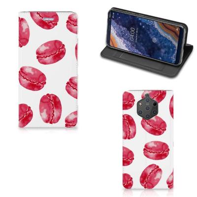 Nokia 9 PureView | Flip Style Cover | Pink Macarons