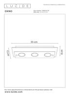 Lucide - OKNO - Plafonnière - 79181/03 - thumbnail