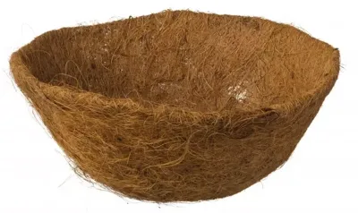 Kokosinlegvel voor hanging basket voorgevormd met waterkering dia. 25cm Nature - Nature