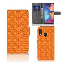 Samsung Galaxy A20e | Telefoon Hoesje | Batik Oranje - thumbnail