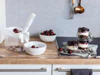 Leifheit 37211 cherry stoner kersenontpitter wit/tranparant - thumbnail