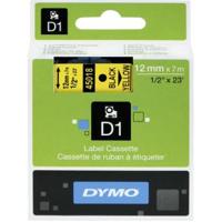Labeltape dymo labelmanager d1 polyester 12mm geel - thumbnail