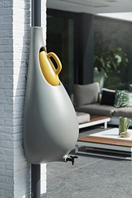 Elho Pure Raindrop kunststof regenton 70 liter - thumbnail