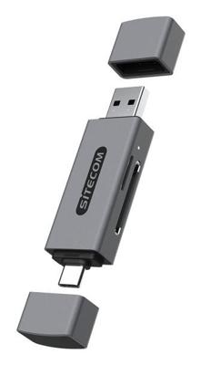 Sitecom USB-A + USB-C Stick Card Reader High Speed Sitecom USB-A + USB-C Stick Card Reader High Speed