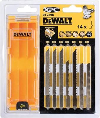 DeWALT DT2298 Decoupeerzaagbladenset hout 14-delige