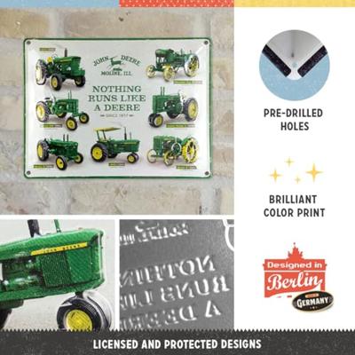 Wandbord tractoren John Deere