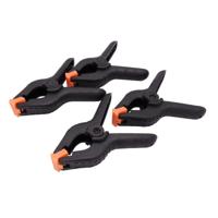 Caruba Achtergrond Klem Zwart/Oranje Klein (4 stuks) - thumbnail