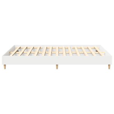 Bedframe zonder matras 150x200 cm spaanplaat wit - thumbnail