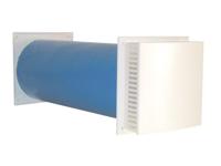 Muurdoorvoerset Fresh 90dB compleet wit - thumbnail