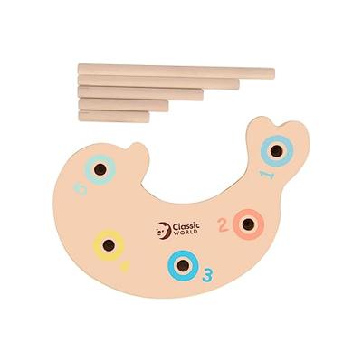 Classic World houten visspel zeehond, 24dlg. Classic World houten visspel zeehond, 24dlg.